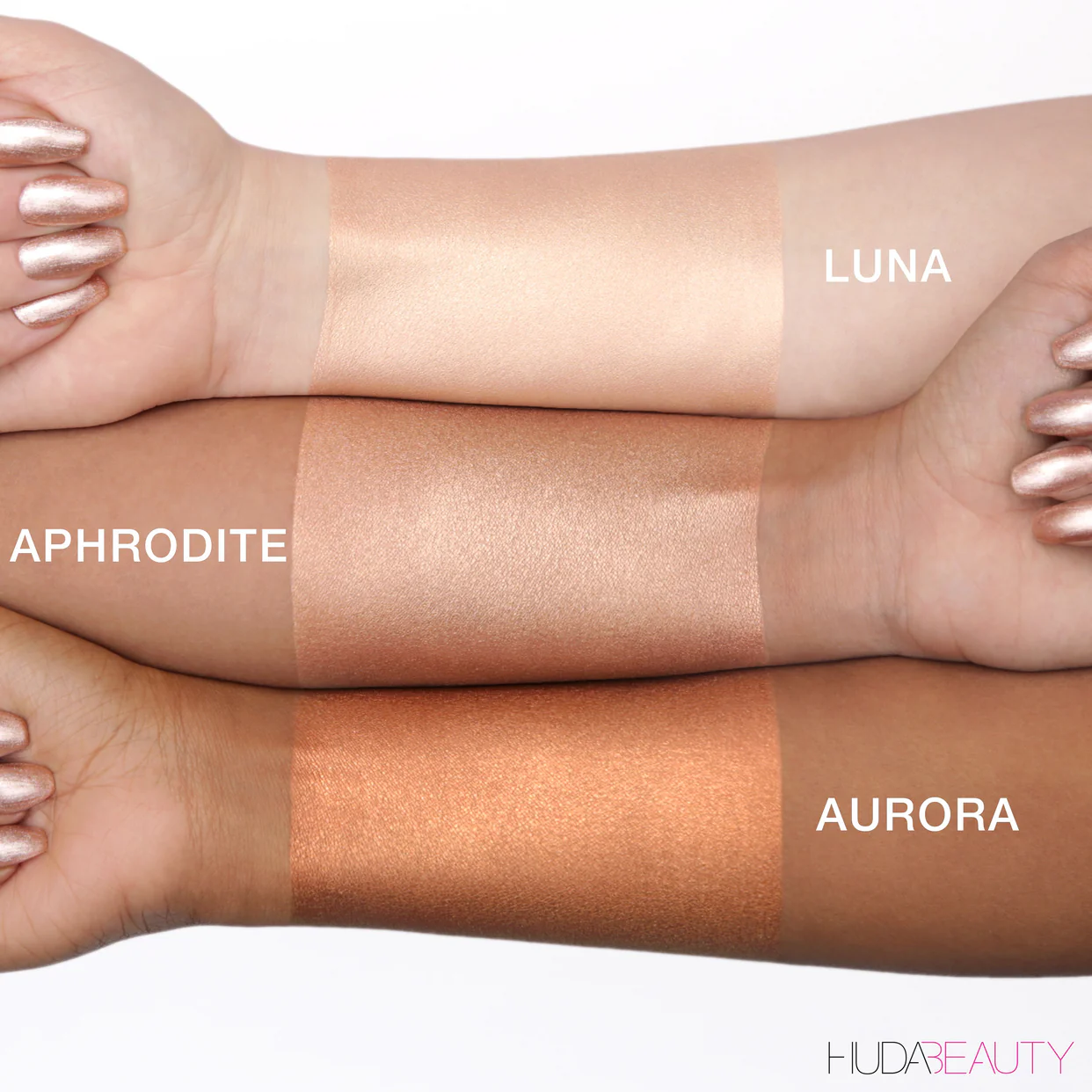 Huda Beauty Not Your Mama’s Panty Hose All Over Body Highlighter N.Y.M.P.H - Aphrodite - Image 3