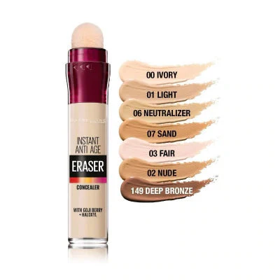 Maybelline Instant Age Eraser Multi Use Concealer - 01 Light - Image 3
