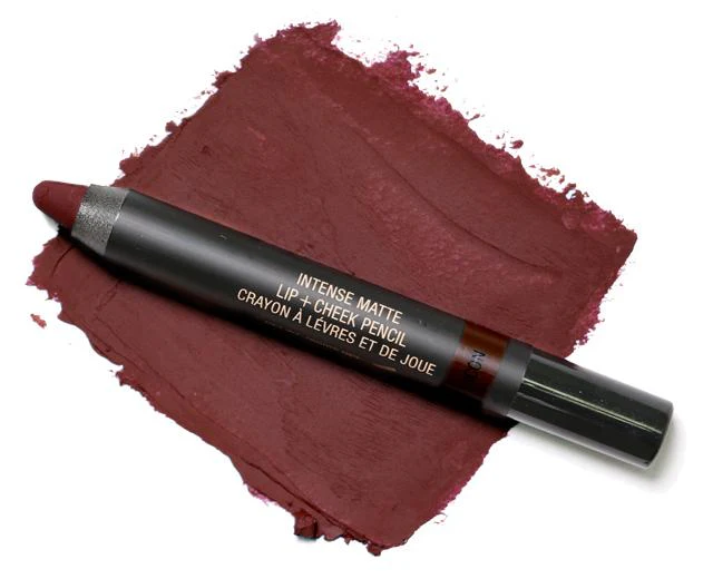 NUDESTIX Matte Lip +Cheek Pencil + Sharpner - Royal - Image 3